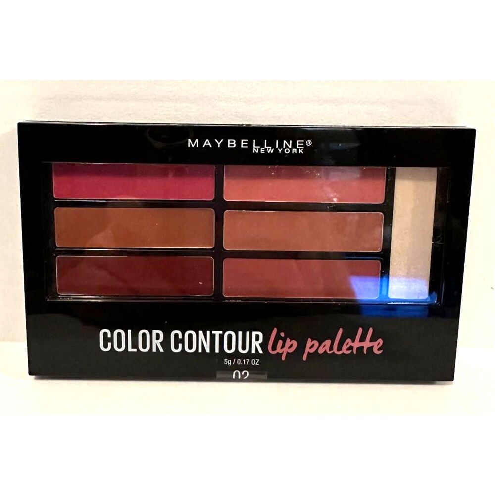 Maybelline Lip Studio Color Shaper Lip Palette #02 Blushed Bombshell NEW